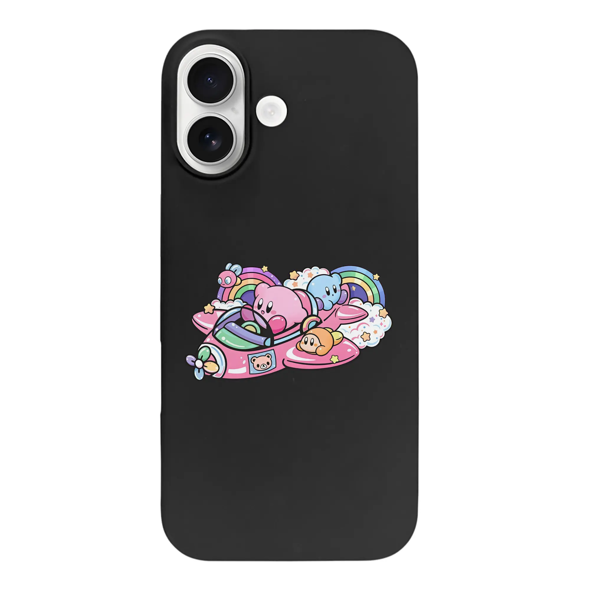 星のカービィ グッズ カービィ - iPhone 17 シリーズ シリコンケース 薄型 耐衝撃 指紋防止 ソフトタッチカバー 精密フィット 傷防止 保護ケース iPhone 17/17 Air/17 Pro/17 Pro Max 対応